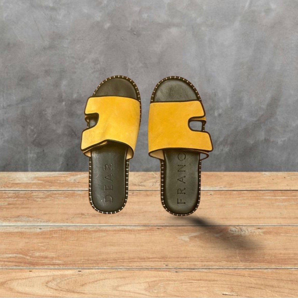Dear Frances Palma Slide | Size EU 38 | Color - Yellow